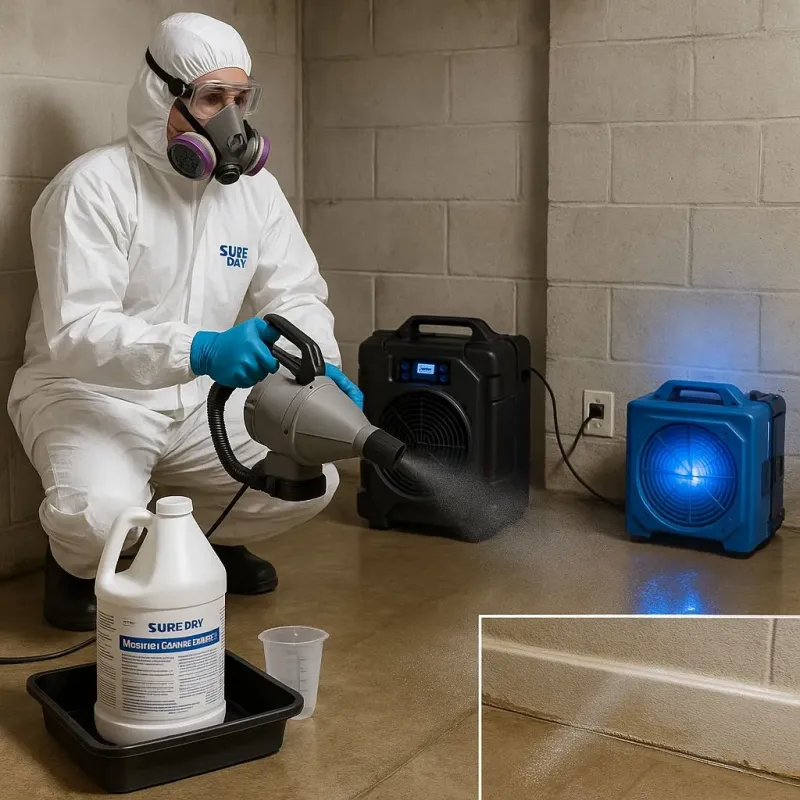 Sanitization and Odor Removal process in Shell Rock, IA